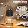 Candle Warmer Lamp with Dimmer Adjustable Height, 2/4/8H Timer,Vintage Home Decor for Scented Jar with 2 Bulbs - Image 3